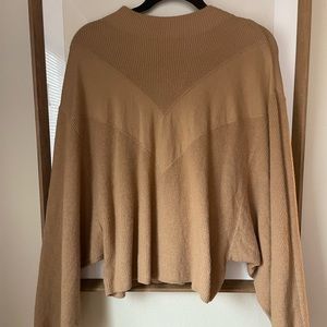 Tan H&M mock neck sweater - Size M